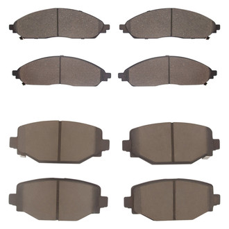 R1 Concepts® - Optimum OEp Front and Rear Brake Pad Set