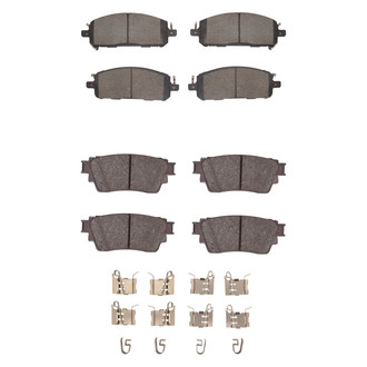 R1 Concepts® - Optimum OEp Front and Rear Brake Pad Set