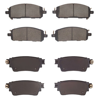 R1 Concepts® - Optimum OEp Front and Rear Brake Pad Set