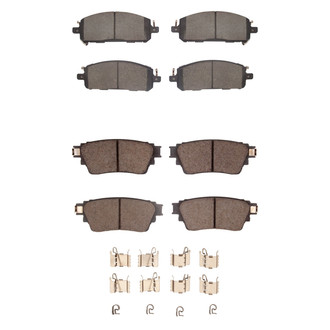 R1 Concepts® - Optimum OEp Front and Rear Brake Pad Set