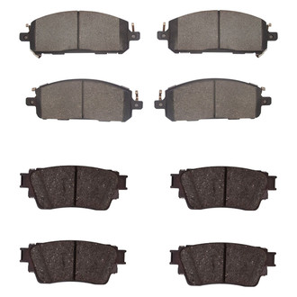 R1 Concepts® - Optimum OEp Front and Rear Brake Pad Set
