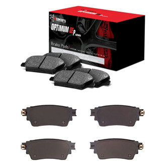 R1 Concepts® - Optimum OEp Front and Rear Brake Pad Set