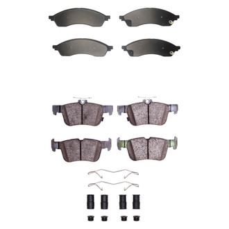 R1 Concepts® - Optimum OEp Front and Rear Brake Pad Set