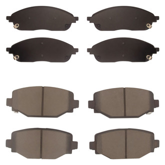 R1 Concepts® - Optimum OEp Front and Rear Brake Pad Set