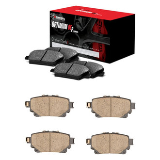 R1 Concepts® - Optimum OEp Front and Rear Brake Pad Set