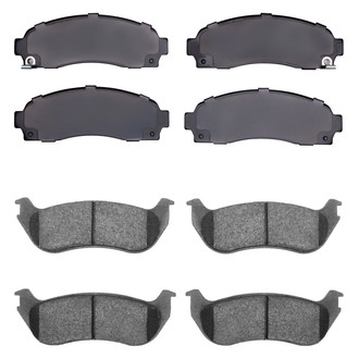 R1 Concepts® - Optimum OEp Front and Rear Brake Pad Set