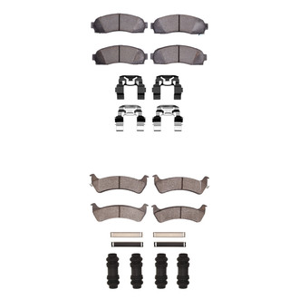 R1 Concepts® - Optimum OEp Front and Rear Brake Pad Set