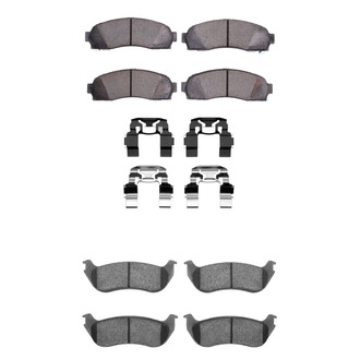 R1 Concepts® - Optimum OEp Front and Rear Brake Pad Set