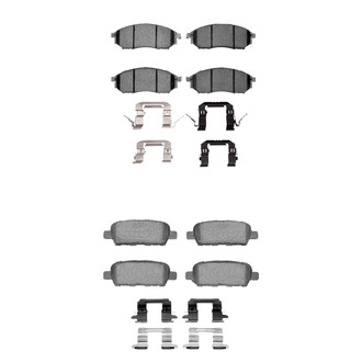 R1 Concepts® - Optimum OEp Front and Rear Brake Pad Set