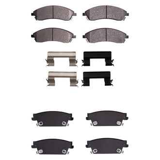 R1 Concepts® - Optimum OEp Front and Rear Brake Pad Set