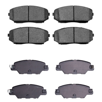 R1 Concepts® - Optimum OEp Front and Rear Brake Pad Set