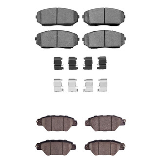 R1 Concepts® - Optimum OEp Front and Rear Brake Pad Set