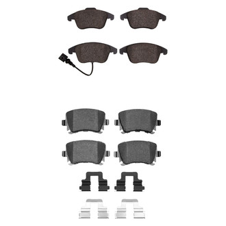 R1 Concepts® - Optimum OEp Front and Rear Brake Pad Set