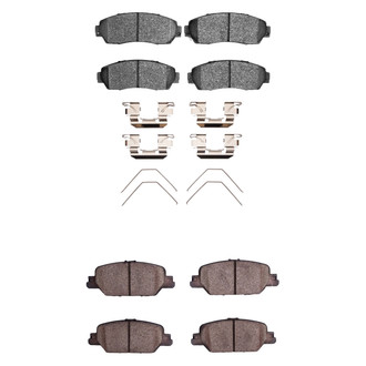 R1 Concepts® - Optimum OEp Front and Rear Brake Pad Set