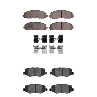 R1 Concepts® - Optimum OEp Front and Rear Brake Pad Set