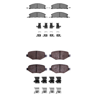 R1 Concepts® - Optimum OEp Front and Rear Brake Pad Set