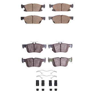 R1 Concepts® - Optimum OEp Front and Rear Brake Pad Set