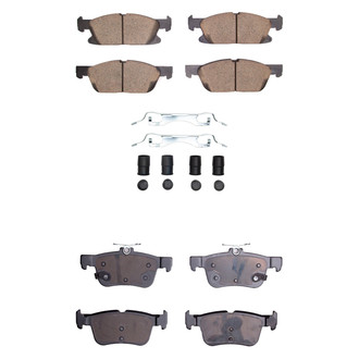 R1 Concepts® - Optimum OEp Front and Rear Brake Pad Set