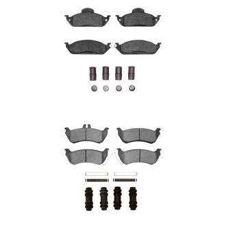 R1 Concepts® - Euro Ceramic Front and Rear Brake Pad Set