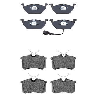 R1 Concepts® - Euro Ceramic Ceramic Front and Rear Brake Pad Set
