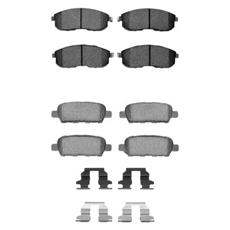 R1 Concepts® - Euro Ceramic Front and Rear Brake Pad Set