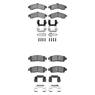 R1 Concepts® - Euro Ceramic Front and Rear Brake Pad Set