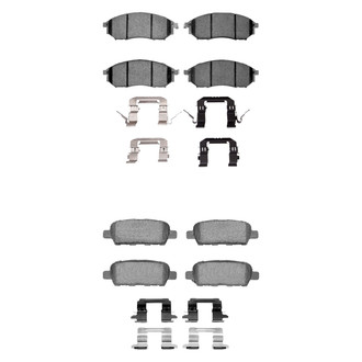 R1 Concepts® - Euro Ceramic Front and Rear Brake Pad Set