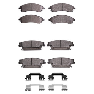 R1 Concepts® - Euro Ceramic Front and Rear Brake Pad Set