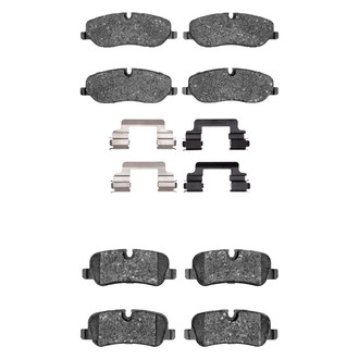 R1 Concepts® - Euro Ceramic Front and Rear Brake Pad Set