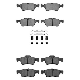 R1 Concepts® - Euro Ceramic Ceramic Front and Rear Brake Pad Set