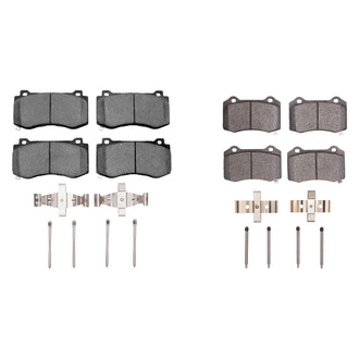 R1 Concepts® - Euro Ceramic Ceramic Front and Rear Brake Pad Set