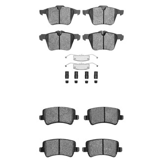R1 Concepts® - Euro Ceramic Ceramic Front and Rear Brake Pad Set