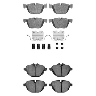 R1 Concepts® - Euro Ceramic Ceramic Front and Rear Brake Pad Set