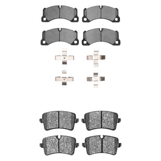 R1 Concepts® - Euro Ceramic Ceramic Front and Rear Brake Pad Set