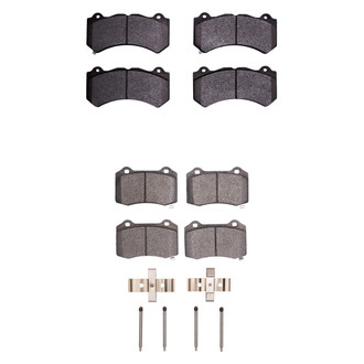 R1 Concepts® - Euro Ceramic Ceramic Front and Rear Brake Pad Set