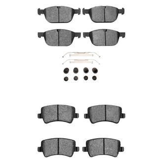 R1 Concepts® - Euro Ceramic Ceramic Front and Rear Brake Pad Set