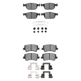 R1 Concepts® - Euro Ceramic Ceramic Front and Rear Brake Pad Set