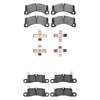 R1 Concepts® - Euro Ceramic Ceramic Front and Rear Brake Pad Set