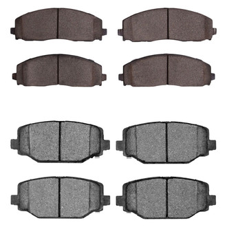 R1 Concepts® - Euro Ceramic Ceramic Front and Rear Brake Pad Set