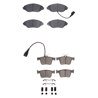 R1 Concepts® - Euro Ceramic Ceramic Front and Rear Brake Pad Set