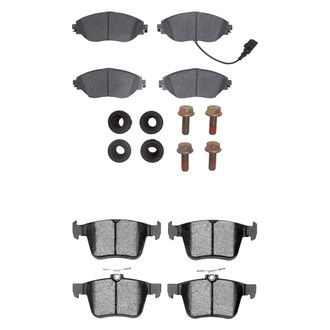 R1 Concepts® - Euro Ceramic Ceramic Front and Rear Brake Pad Set
