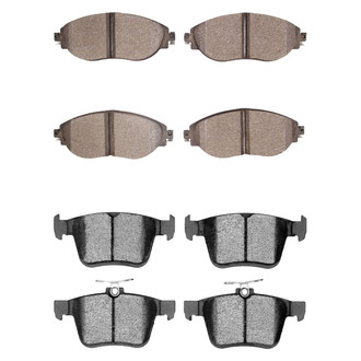 R1 Concepts® - Euro Ceramic Ceramic Front and Rear Brake Pad Set