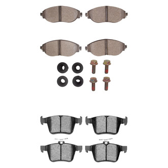 R1 Concepts® - Euro Ceramic Ceramic Front and Rear Brake Pad Set