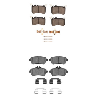 R1 Concepts® - Euro Ceramic Ceramic Front and Rear Brake Pad Set