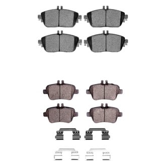 R1 Concepts® - Euro Ceramic Ceramic Front and Rear Brake Pad Set