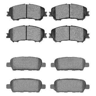 R1 Concepts® - Euro Ceramic Front and Rear Brake Pad Set
