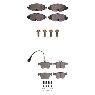 R1 Concepts® - Euro Ceramic Ceramic Front and Rear Brake Pad Set