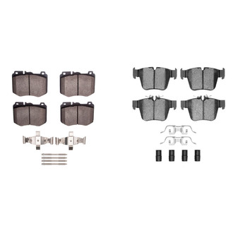 R1 Concepts® - Euro Ceramic Ceramic Front and Rear Brake Pad Set