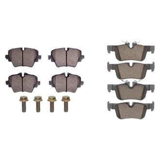 R1 Concepts® - Euro Ceramic Ceramic Front and Rear Brake Pad Set