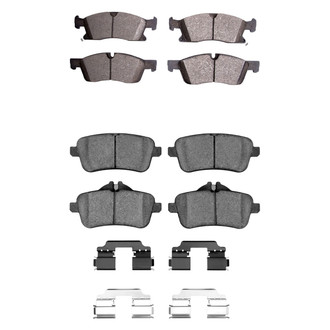 R1 Concepts® - Euro Ceramic Ceramic Front and Rear Brake Pad Set